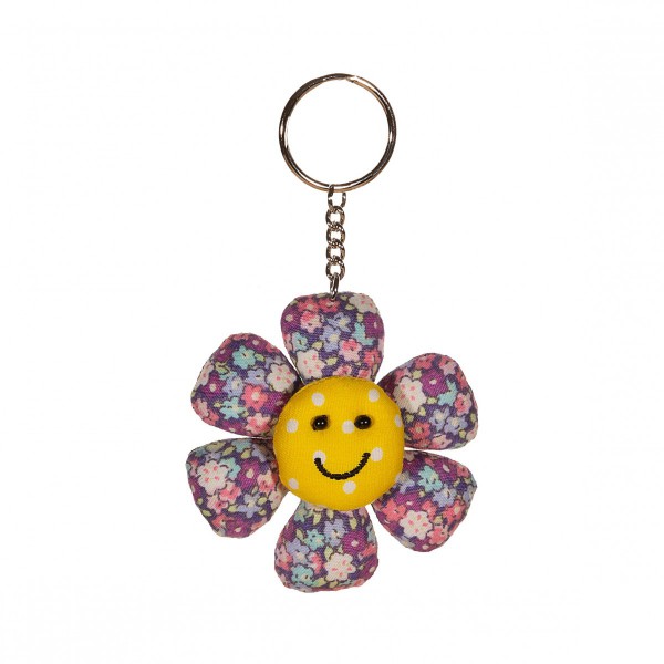 Sass & Belle - Purple Happy Flower Key Chain