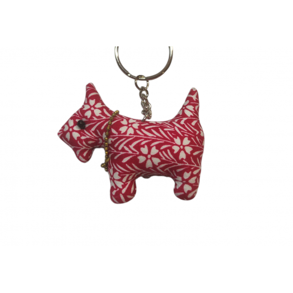 Sass & Belle - Llavero Perro Escocés Scottie Rojo