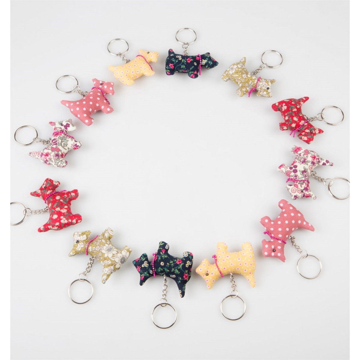 Sass & Belle - Scottie Scotch Dog Keyring Daisy