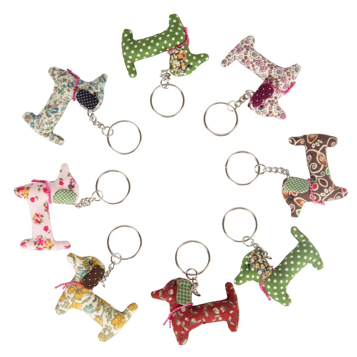 Sass & Belle - Red Sausage Dog Keyring
