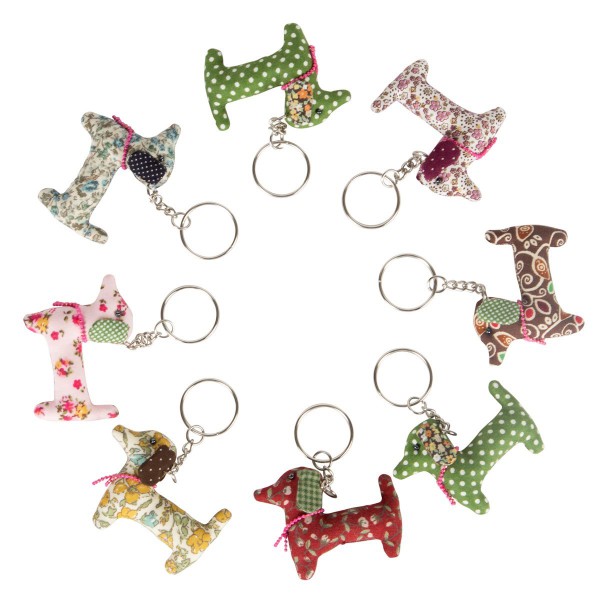 Sass & Belle - Red Sausage Dog Keyring