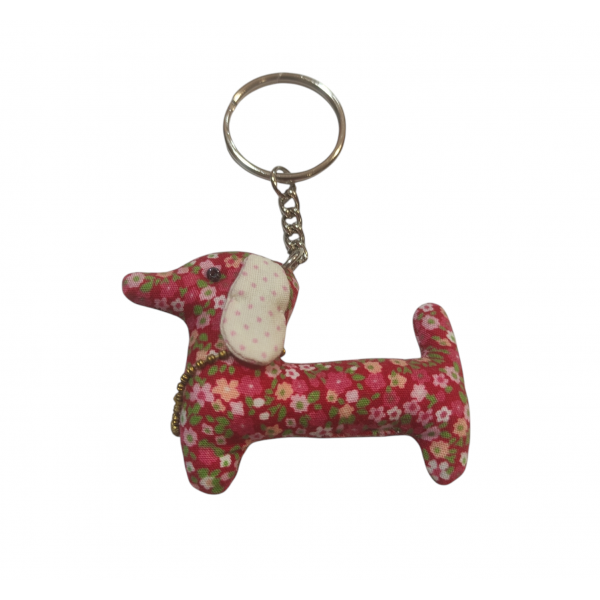 Sass & Belle - Llavero Perro Salchicha Rojo