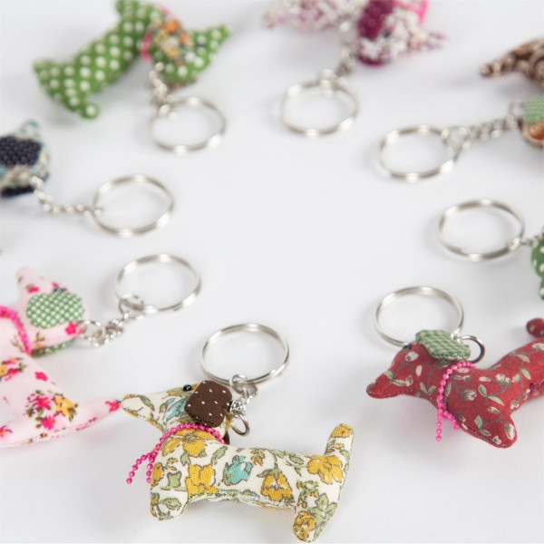 Sass & Belle - Llavero Perro Salchicha Amarillo