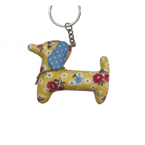 Sass & Belle - Llavero Perro Salchicha Amarillo