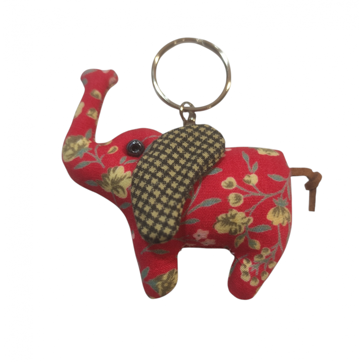Sass & Belle - Vintage Red Elephant Keyring