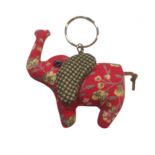 Sass & Belle - Llavero de Elefante Vintage Rojo