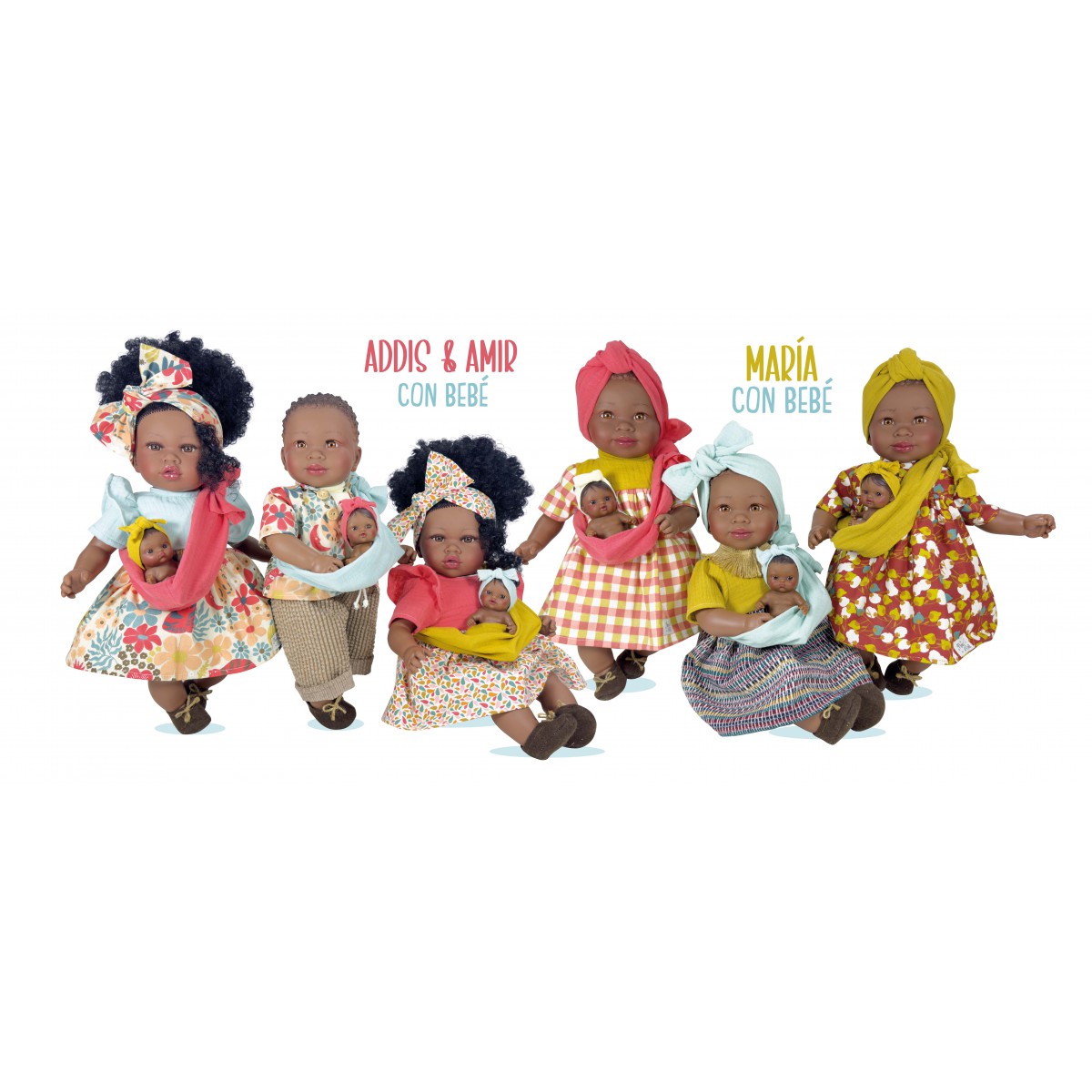 María Clara and her Baby - Nines d'Onil