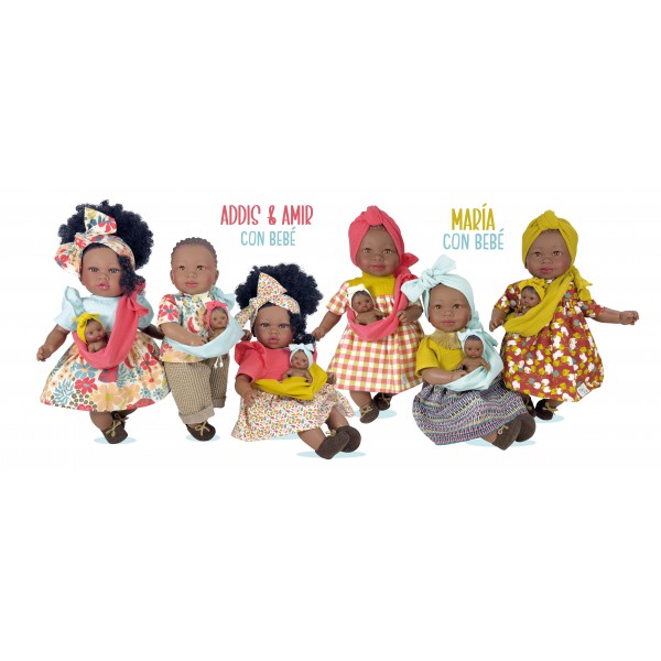 María Clara and her Baby - Nines d'Onil