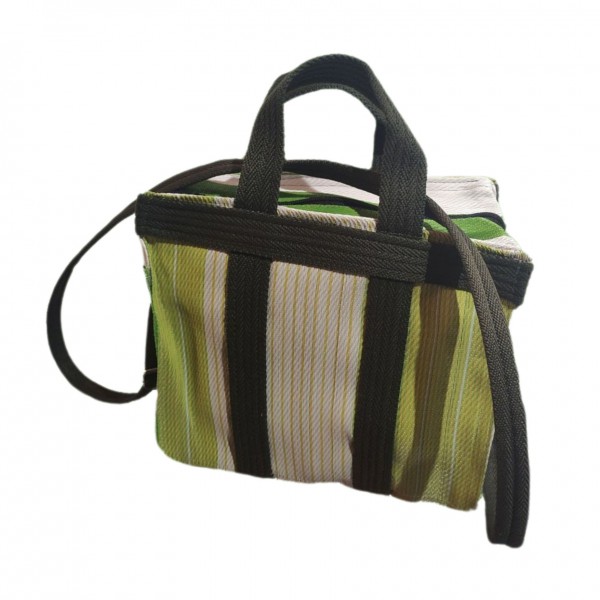 BABACHIC - Mini retro bag with handles - Dark green