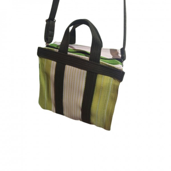 BABACHIC - Mini retro bag with handles - Dark green