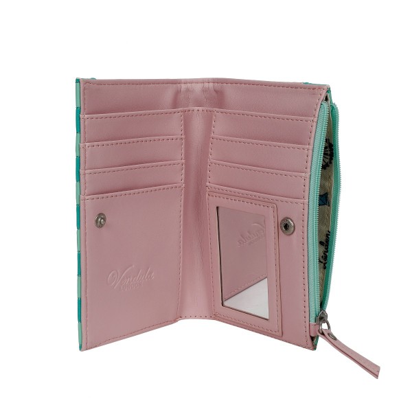 Bubble Cats Laundromat Compact Fold Wallet