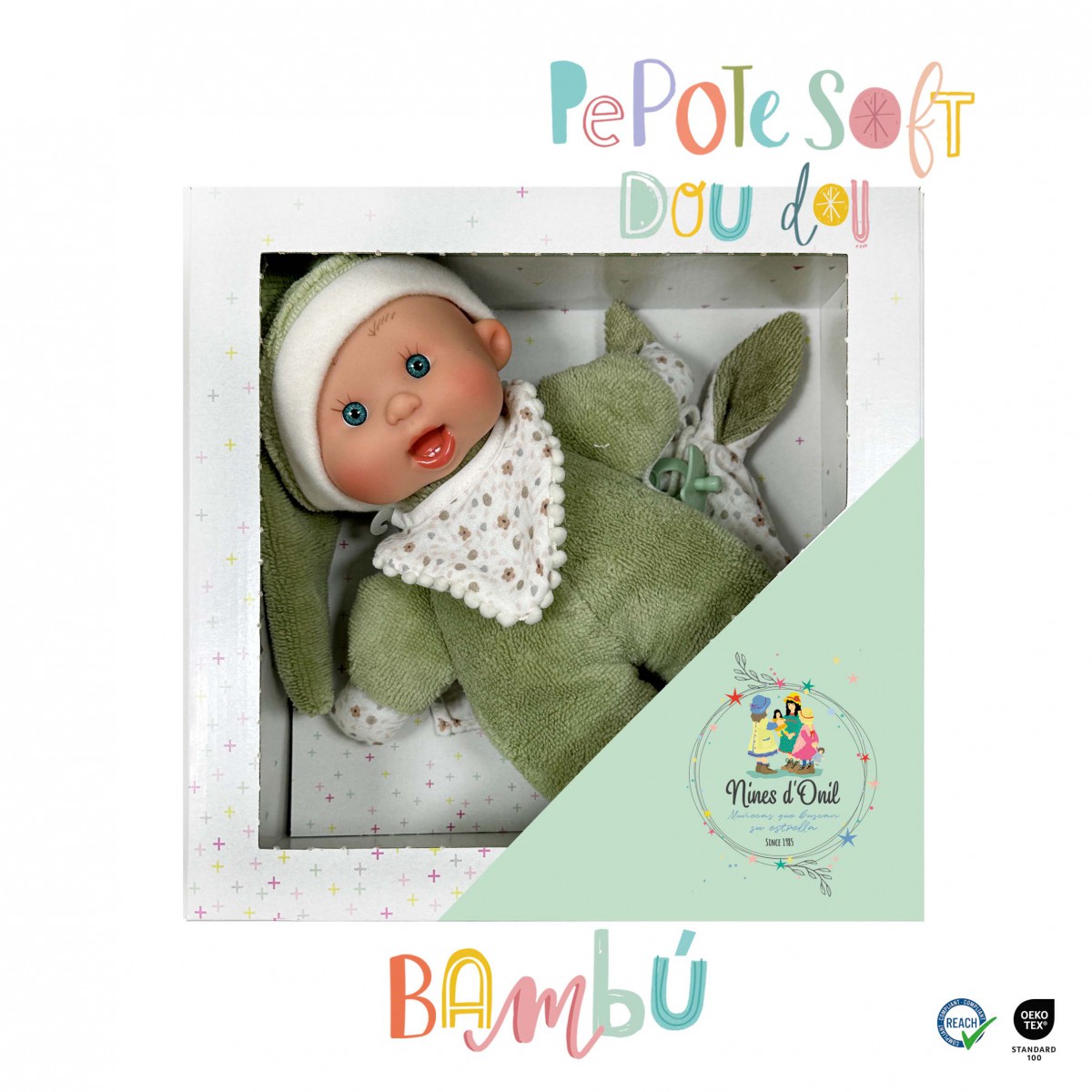 Pepote Soft Dou Green Case - Nines d'Onil