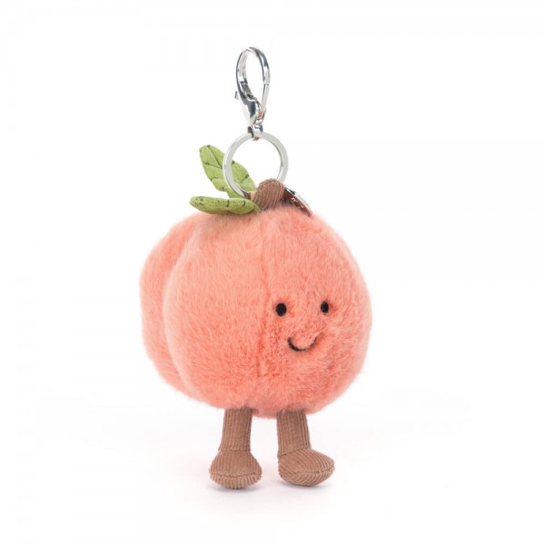 Amuseables Peach Bag Charm - Jellycat APEACH4BC