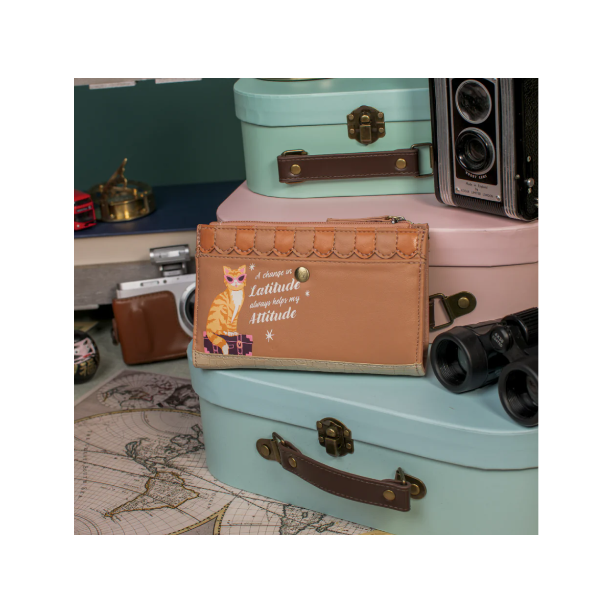 Vendula Voyage - Cartera Doblada Compacta