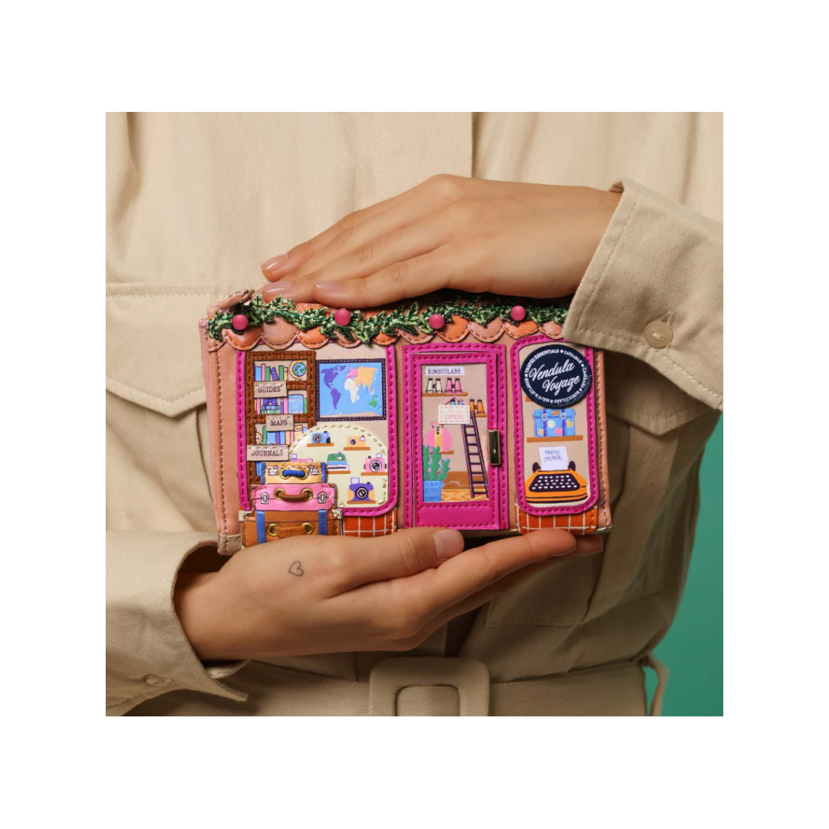 Vendula Voyage - Cartera Doblada Compacta