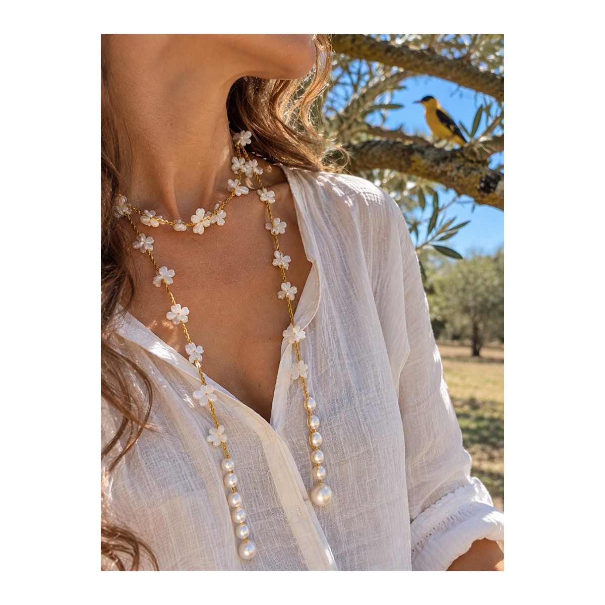Oropéndola - Collar artesanal