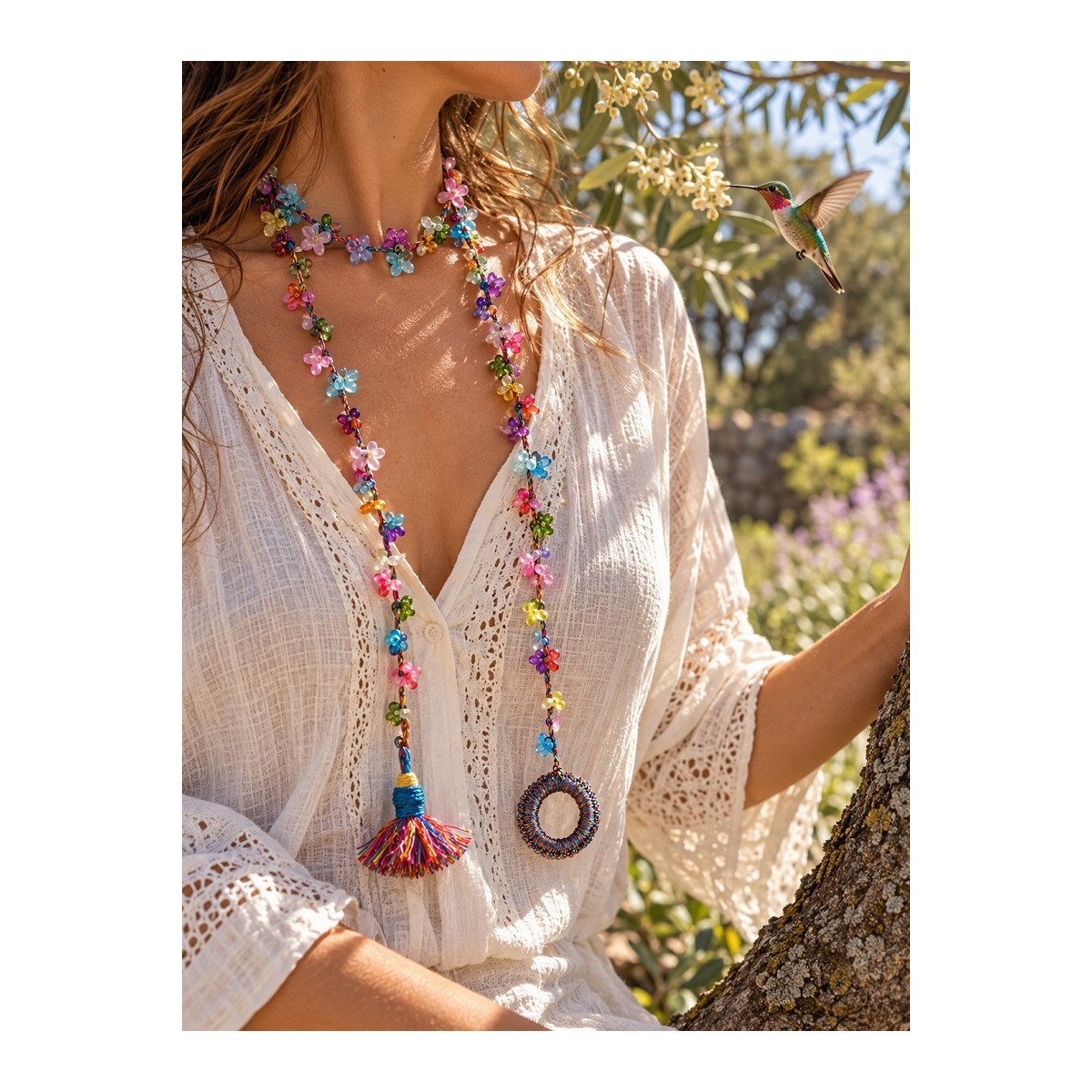 Colibrí - Collar artesanal