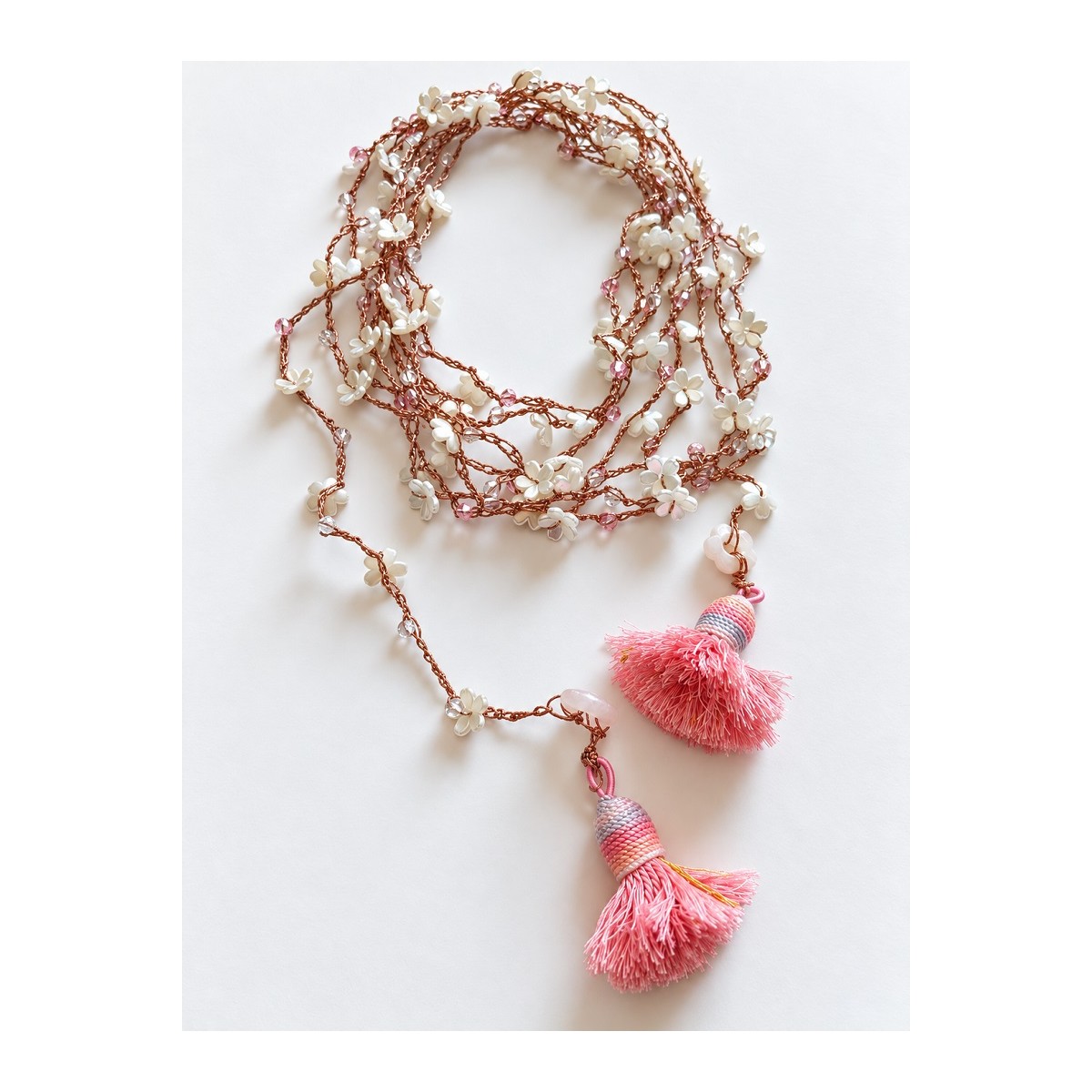 Cisne - Collar Artesanal