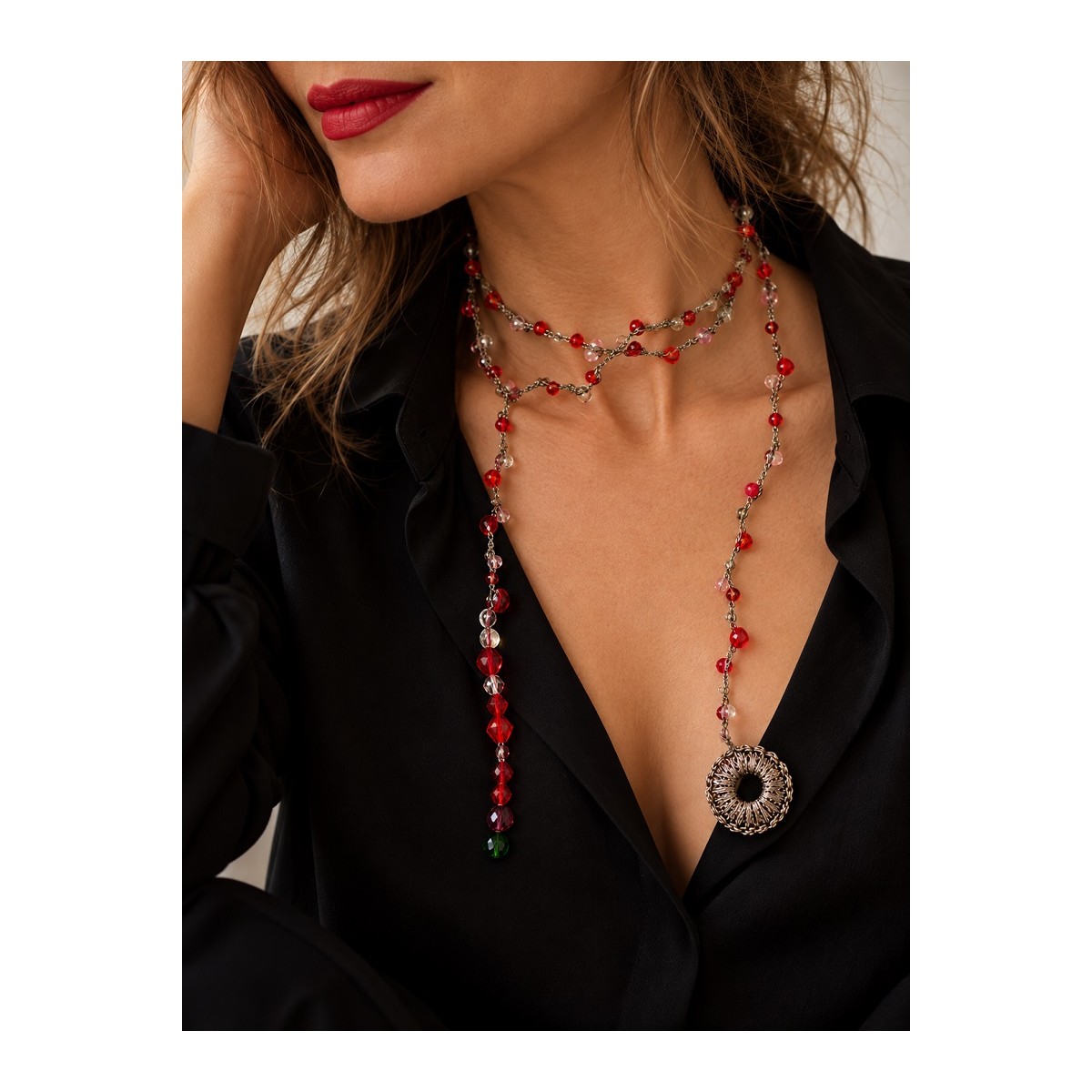 Cardinal – Handcrafted necklace