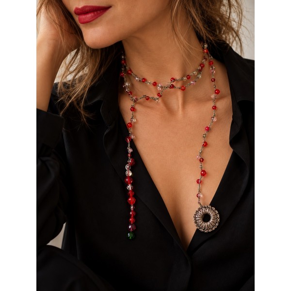 Cardinal – Handcrafted necklace