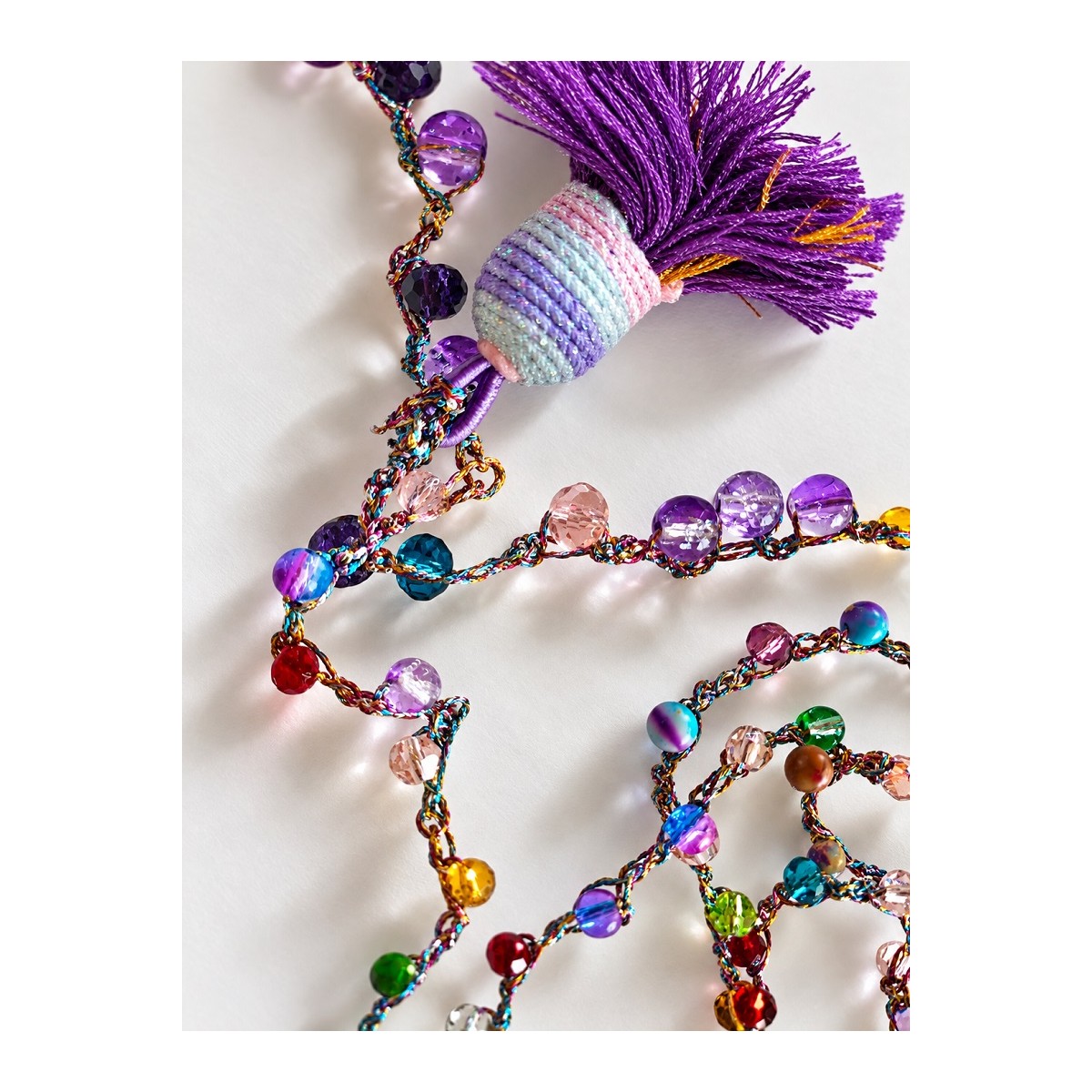 Colorín Morado - Collar Artesanal