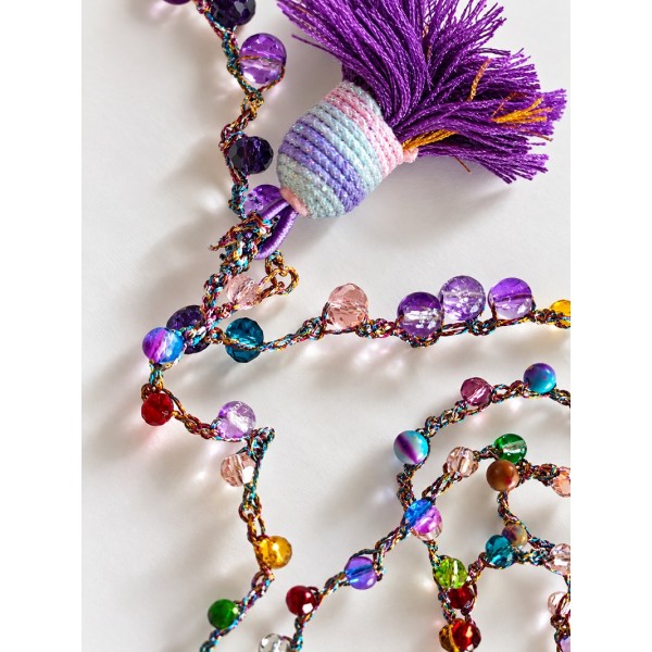 Colorín Morado – Handcrafted necklace