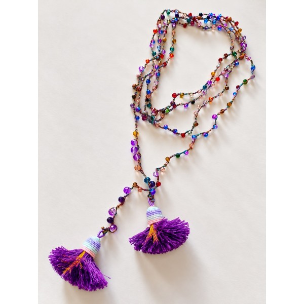 Colorín Morado - Collar Artesanal