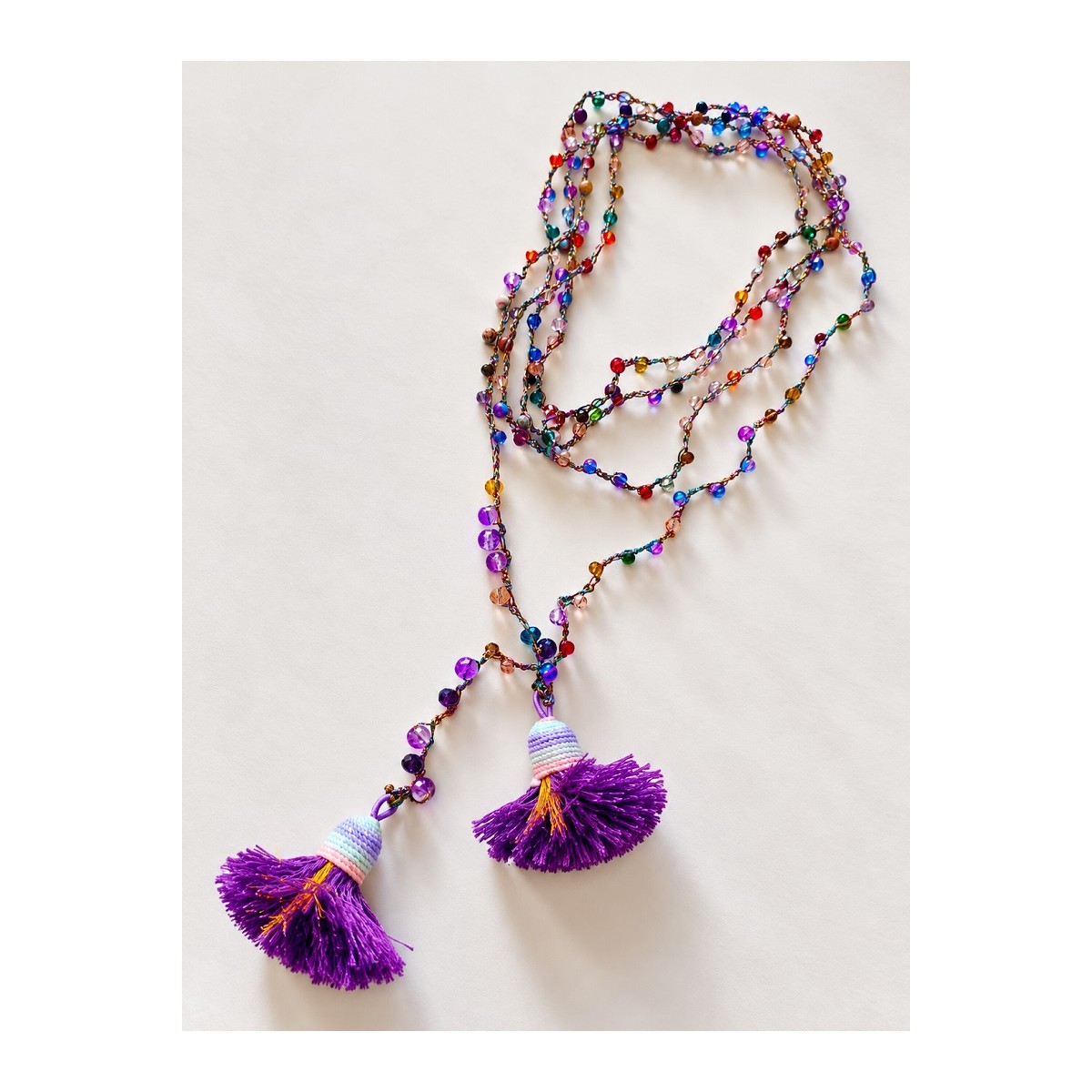 Colorín Morado - Collar Artesanal