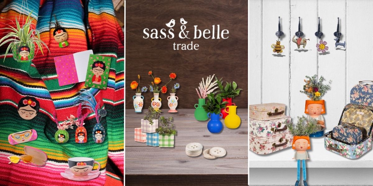 Sass and Belle - tazas-llaveros-jarroncitos